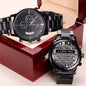to my man personalized engraved wrist watch - Cartor Stores
