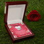 To My Soulmate Perfect Pair Necklace with Message card 'I Love You Forever and always' - Cartor Stores