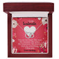 To My Soulmate Perfect Pair Necklace with Message card 'I Love You Forever and always' - Cartor Stores