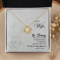 To My Wife Necklace, Anniversary Gift For Wife Birthday Gift, Wife Gifts For Her, Wife Jewelry, Wife Sentimental Gift, Wife Poem Card - Cartor Stores