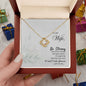 To My Wife Necklace, Anniversary Gift For Wife Birthday Gift, Wife Gifts For Her, Wife Jewelry, Wife Sentimental Gift, Wife Poem Card - Cartor Stores