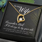 To My Wife Necklace, Jewelry Wife Poem Card Gift for Wife, Necklace For Wife Mom Gift Wife - Cartor Stores