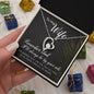 To My Wife Necklace, Jewelry Wife Poem Card Gift for Wife, Necklace For Wife Mom Gift Wife - Cartor Stores