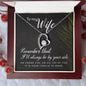 To My Wife Necklace, Jewelry Wife Poem Card Gift for Wife, Necklace For Wife Mom Gift Wife - Cartor Stores