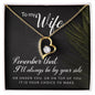 To My Wife Necklace, Jewelry Wife Poem Card Gift for Wife, Necklace For Wife Mom Gift Wife - Cartor Stores