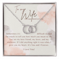 To My Wife Perfect Pair Necklace. " You Are My Best Friend' - Cartor Stores